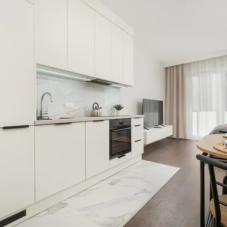 Air-conditioned With Parking And Balcony, Zabrska Global Office Park By Renters Appartement Katowice